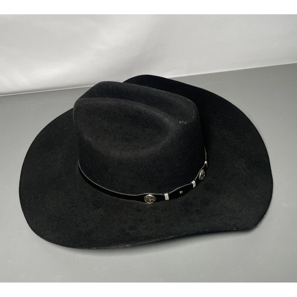 CAVENDER'S Cowboy Western Hat Black 3X Premium Wool
